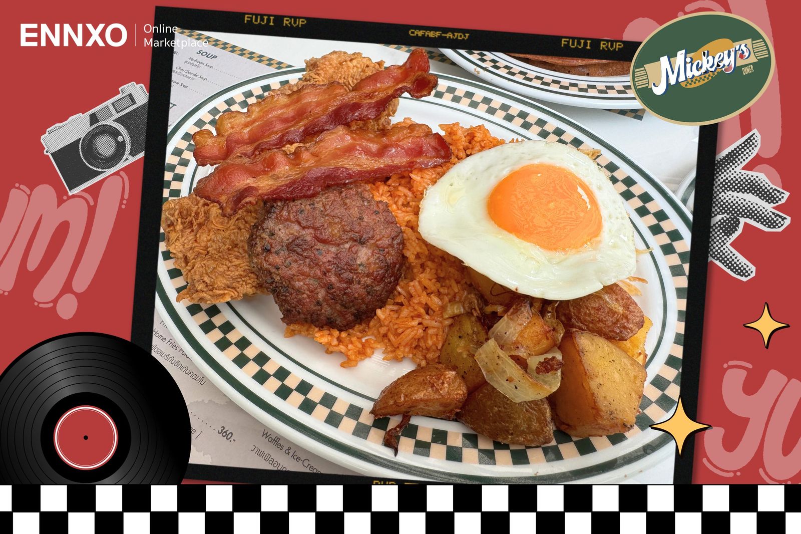 AFR Fried Chicken Combo - Mickey's Diner