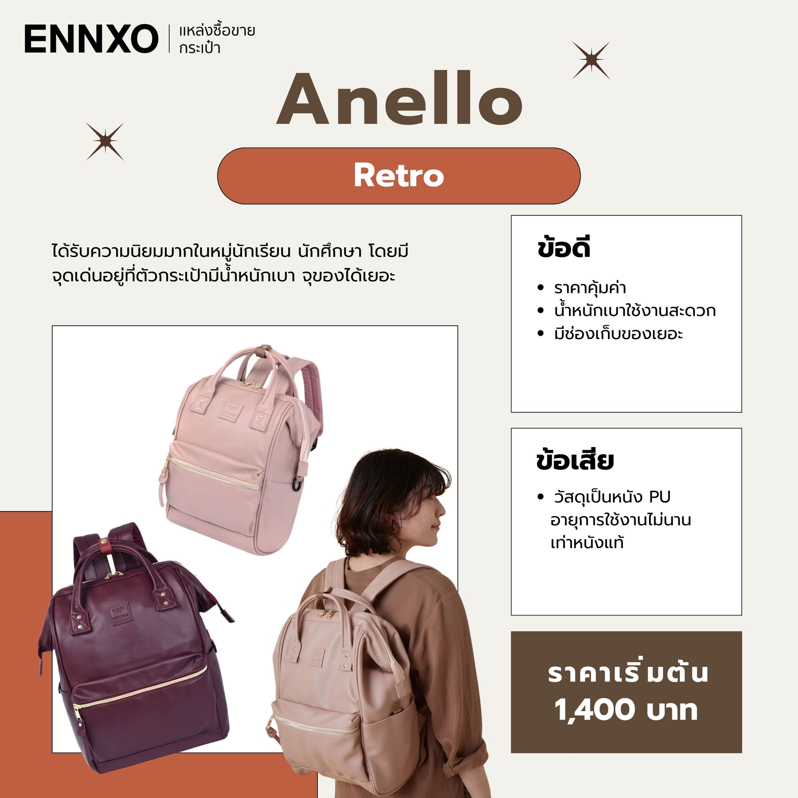 Anello Retro ข้อดี ข้อเสีย