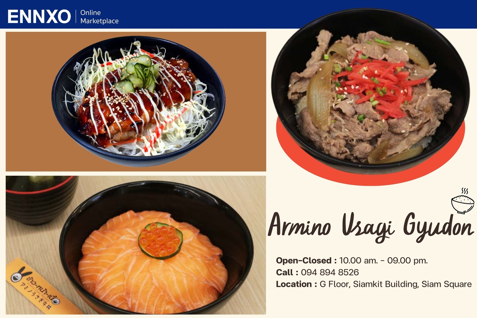 armino-usagi-gyudon-at-siam