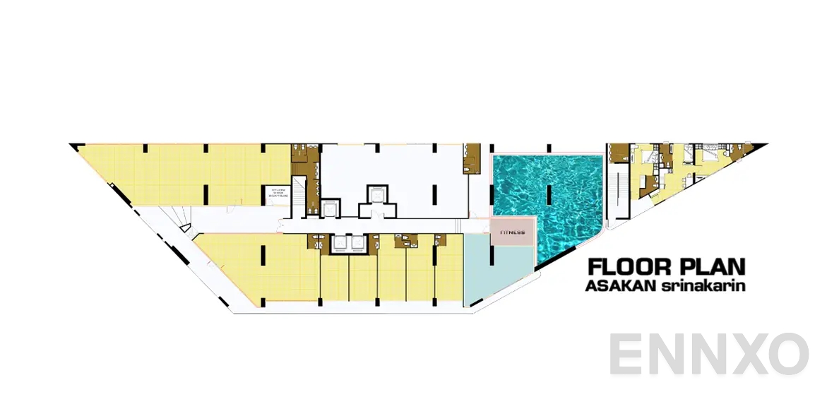 แปลนชั้น Facilities ของโครงการ อัสสกาญจน์เพลส ศรีนครินทร์