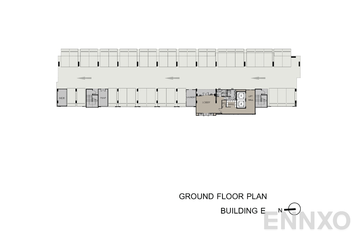 แปลนชั้น Ground-floorplan ของโครงการ แอสปาย อโศก - รัชดา