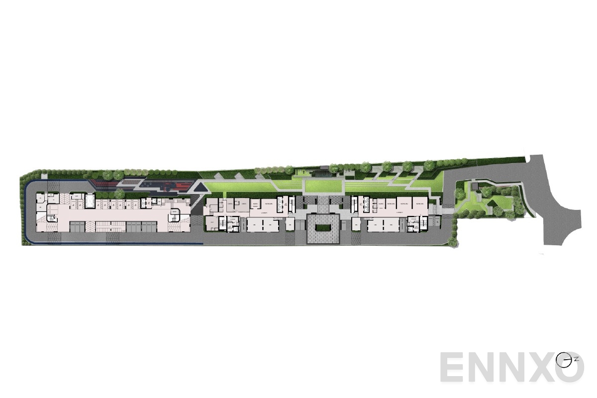 แปลนชั้น Master Plan ของโครงการ ASPIRE Huai Khwang