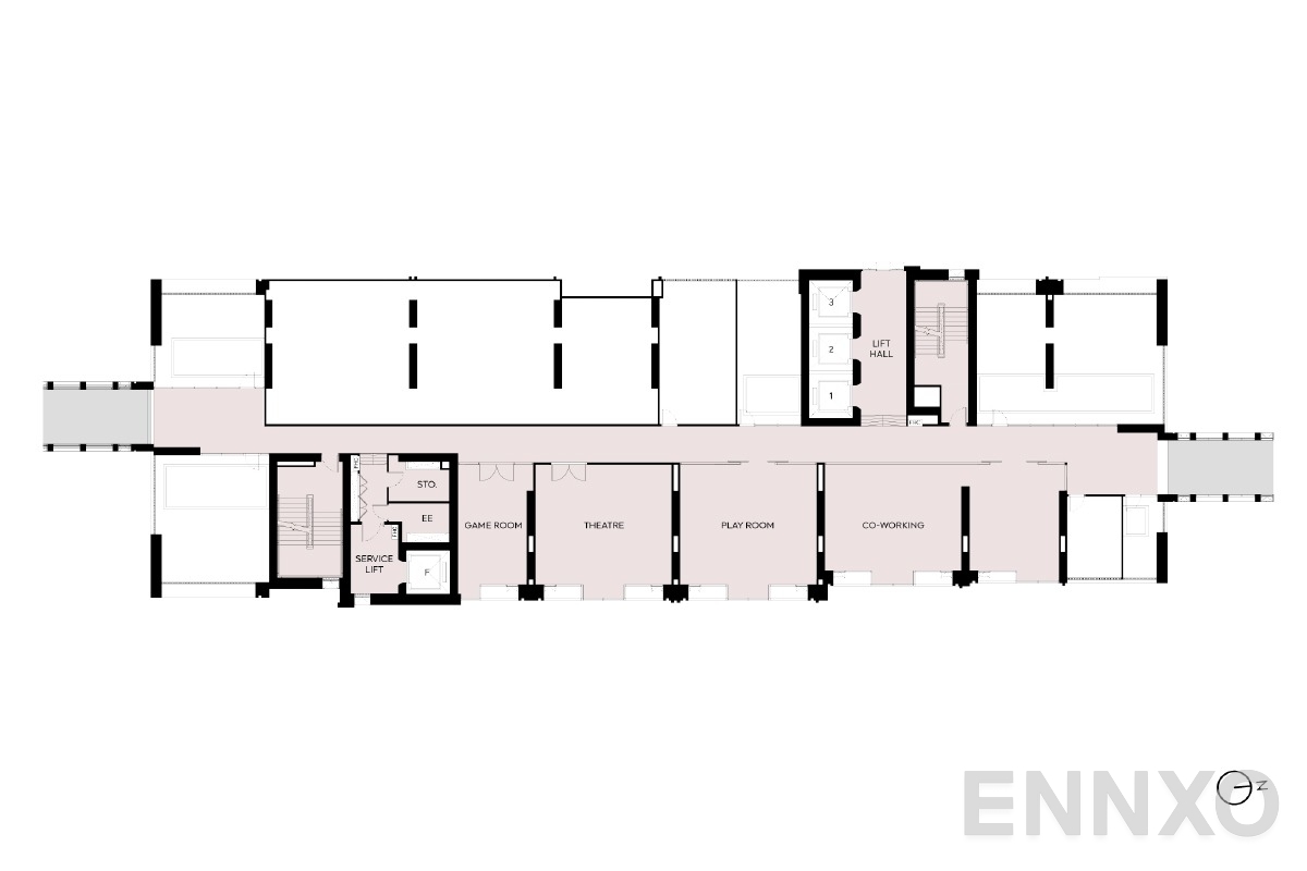 แปลนชั้น 15th floor ของโครงการ ASPIRE Huai Khwang