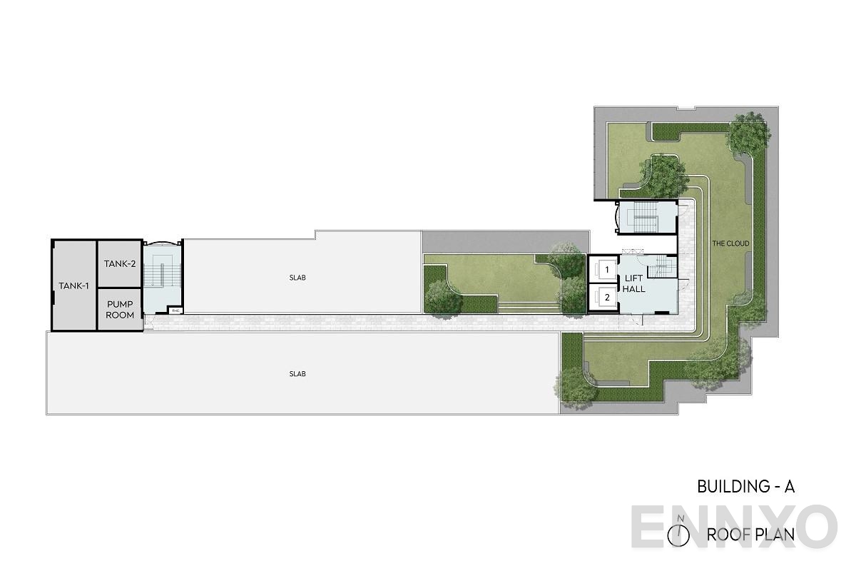 แปลนชั้น 9th FLOOR PLAN ของโครงการ Aspire Ratchayothin