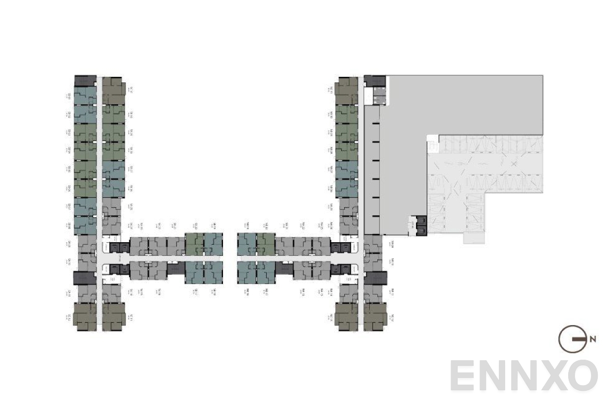 แปลนชั้น 8th-floorplan ของโครงการ แอสปาย รัตนาธิเบศร์ 2