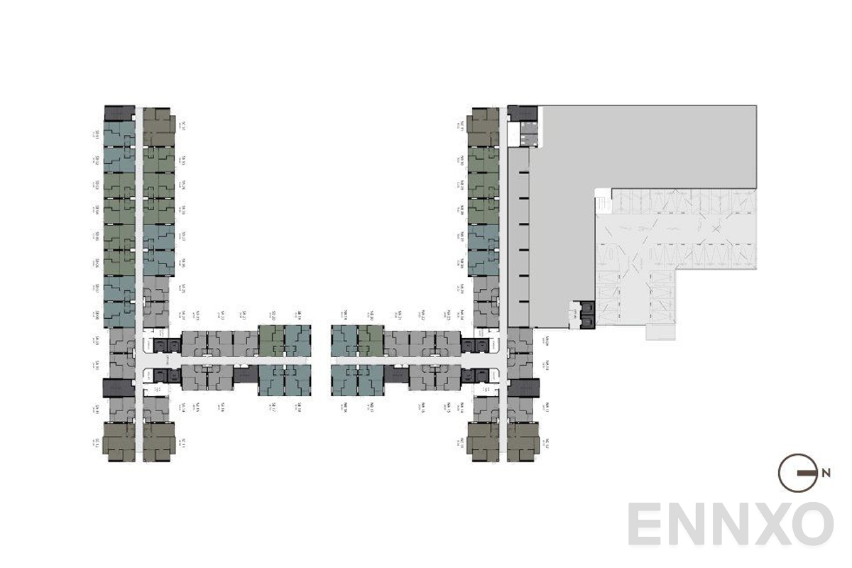 แปลนชั้น 8th-floorplan ของโครงการ แอสปาย รัตนาธิเบศร์ 2