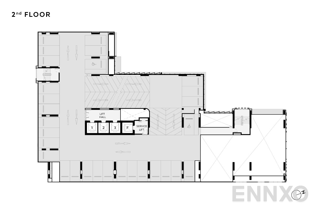 แปลนชั้น 2nd Floor ของโครงการ แอสปาย วิภา - วิคตอรี่