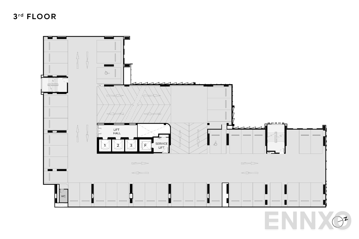 แปลนชั้น 3rd Floor ของโครงการ แอสปาย วิภา - วิคตอรี่