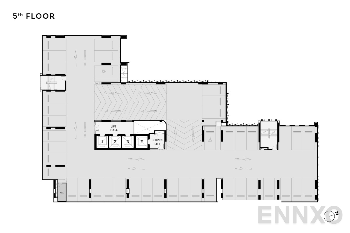 แปลนชั้น 5th Floor ของโครงการ แอสปาย วิภา - วิคตอรี่
