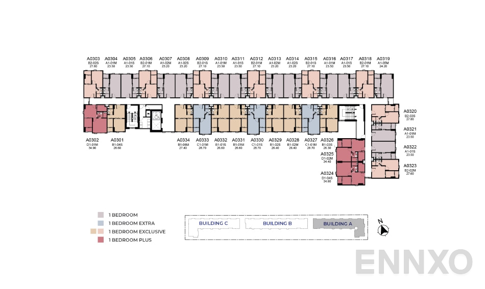 แปลนชั้น 3rd Floor ของโครงการ Atmoz Season Ladkrabang