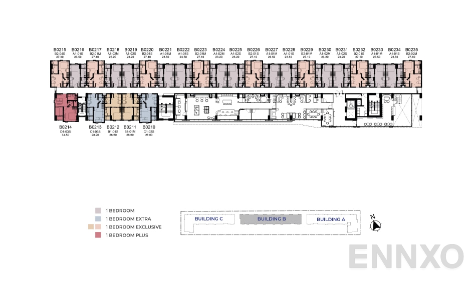 แปลนชั้น 2nd Floor ของโครงการ Atmoz Season Ladkrabang