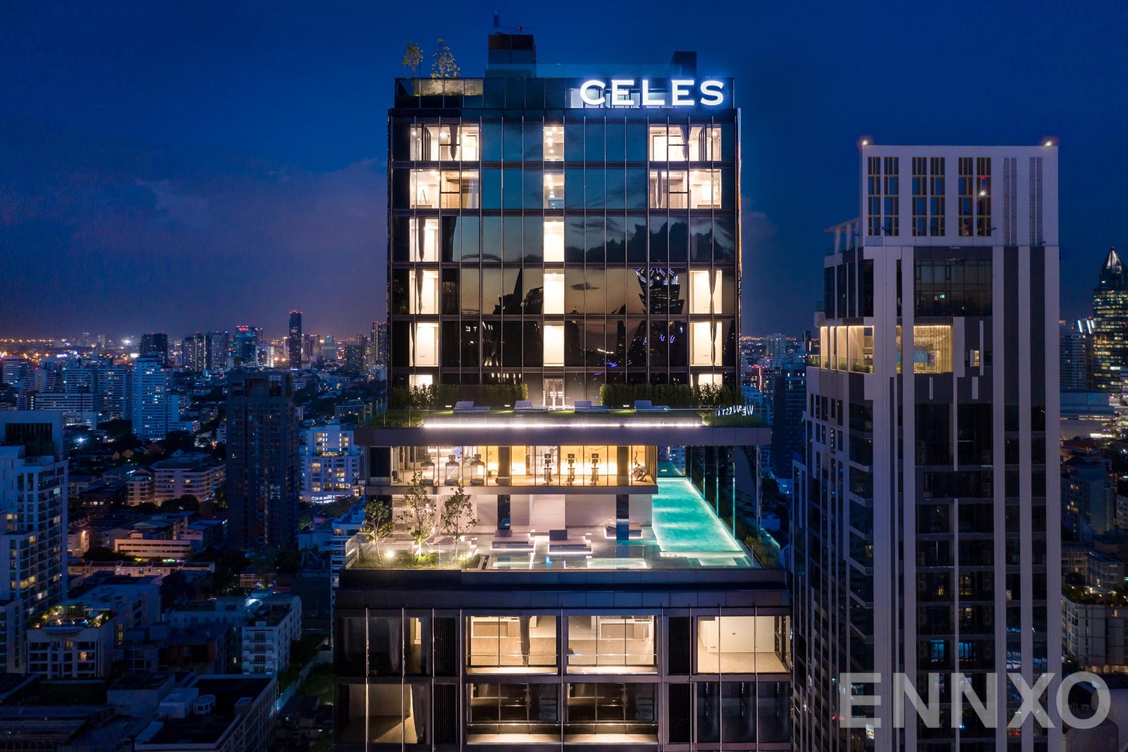 รูป ภายนอกโครงการ ของ Celes Asoke - รูปที่ 7