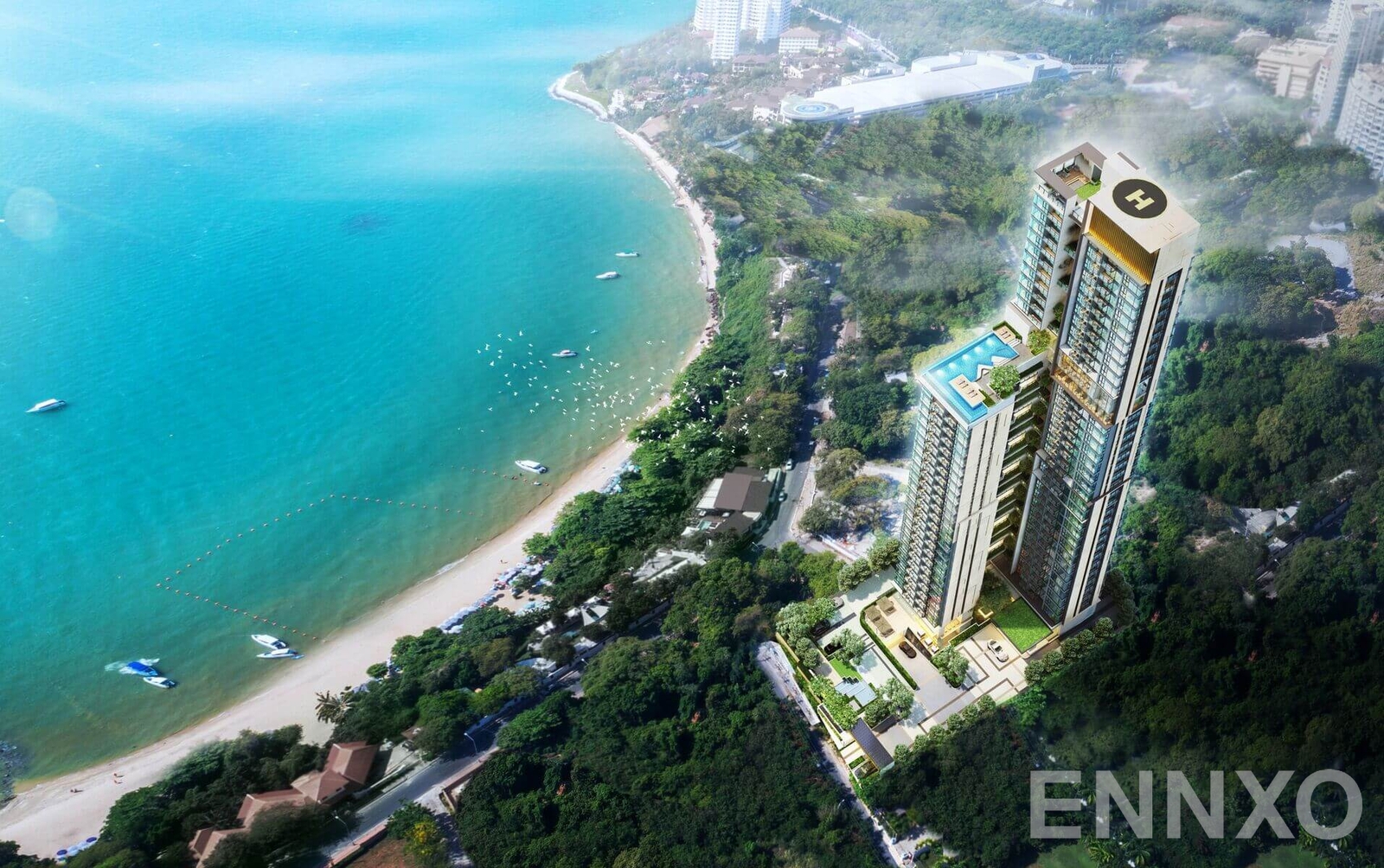 รูป ภายนอกโครงการ ของ ซีตัส บีชฟรอนท์ พัทยา - รูปที่ 1