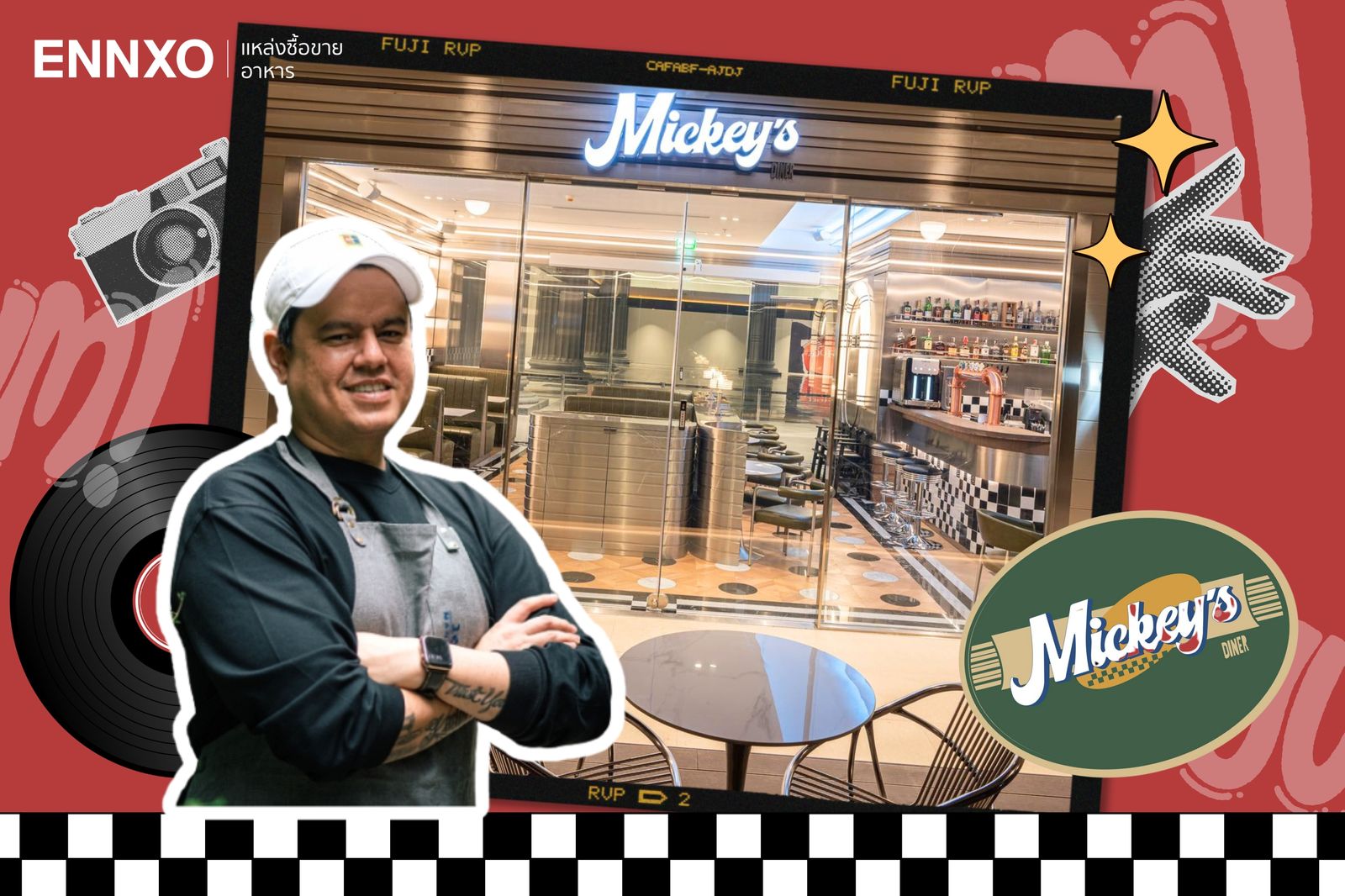 เชฟชาลี เจ้าของร้าน Mickey's Diner BKK