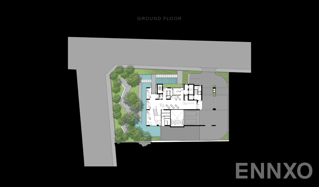 แปลนชั้น Plan 1 ของโครงการ แชปเตอร์ จุฬา-สามย่าน