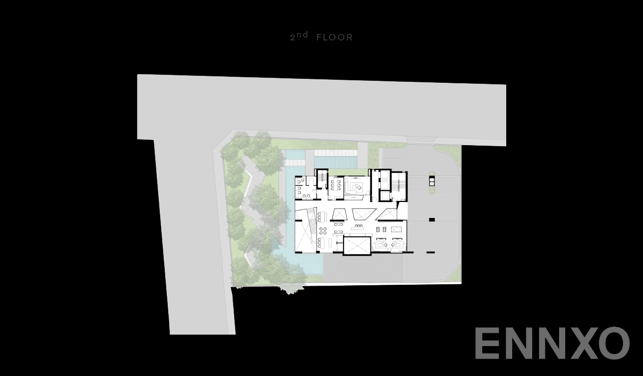 แปลนชั้น Plan 2 ของโครงการ แชปเตอร์ จุฬา-สามย่าน