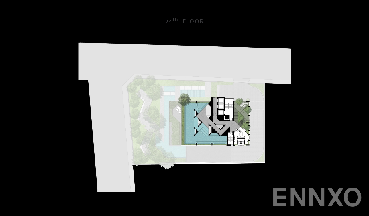 แปลนชั้น Plan 8 ของโครงการ แชปเตอร์ จุฬา-สามย่าน