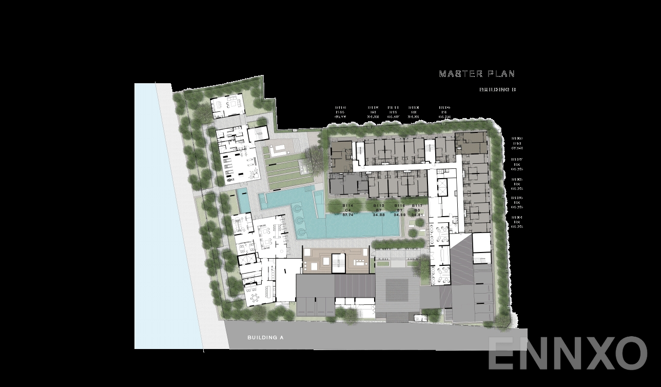 แปลนชั้น Plan 1 ของโครงการ แชปเตอร์ ทองหล่อ 25