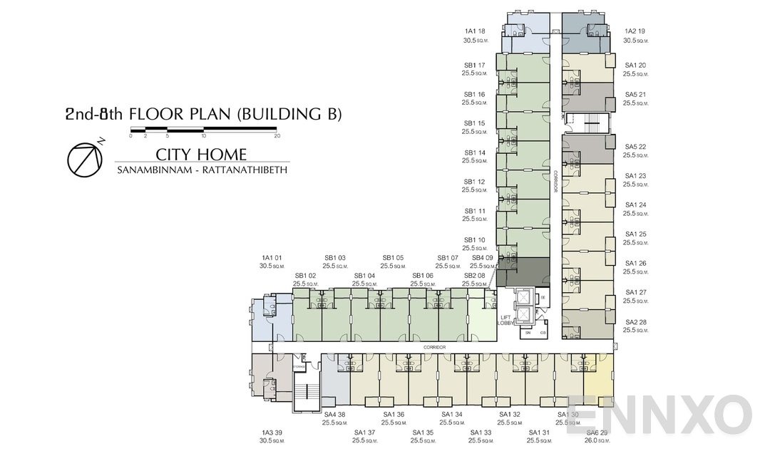 แปลนชั้น Untitled-2ฟฟฟ ของโครงการ ซิตี้ โฮม รัตนาธิเบศร์