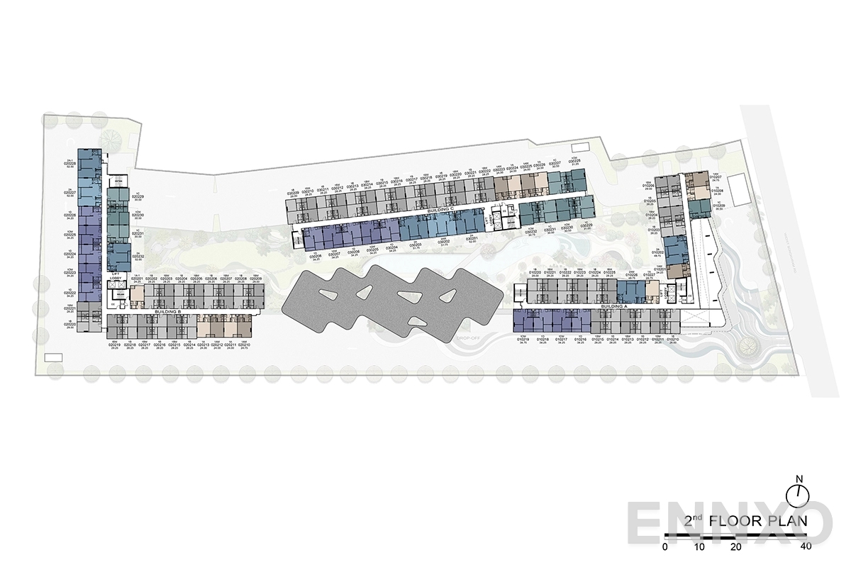 แปลนชั้น 2nd Floor ของโครงการ ดีคอนโด รีฟ ภูเก็ต