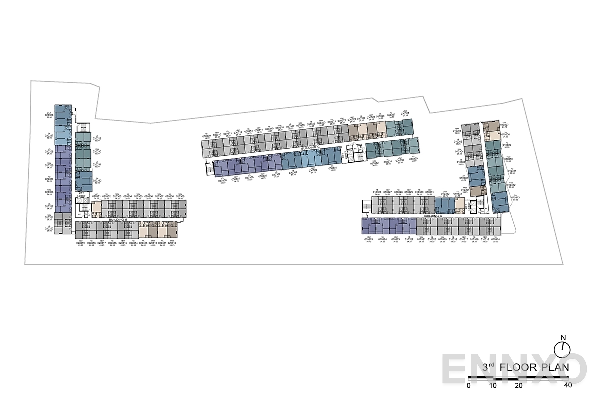 แปลนชั้น 3rd Floor ของโครงการ ดีคอนโด รีฟ ภูเก็ต