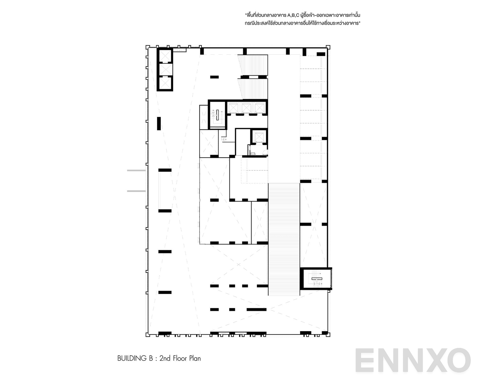 แปลนชั้น Floor 2 ของโครงการ เดนิม จตุจักร