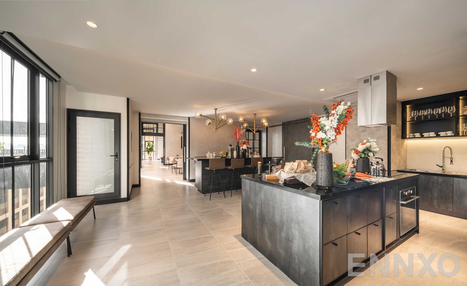 รูปห้องครัวส่วนกลางของ เดนิม จตุจักร