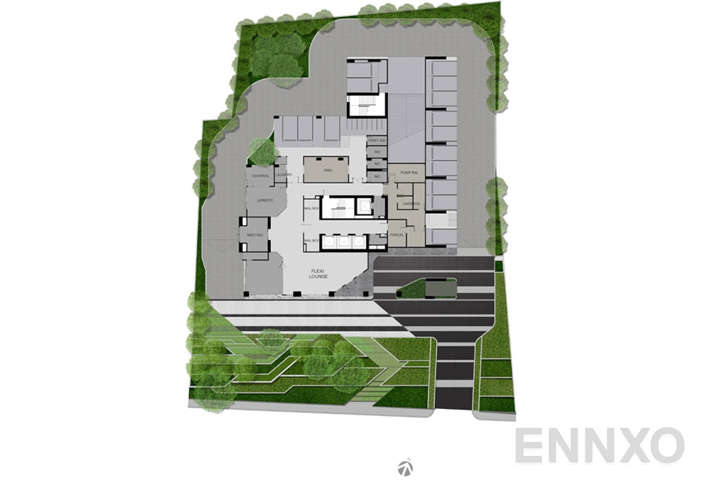 แปลนชั้น Master Plan ของโครงการ เฟล็กซี่ รัตนาธิเบศร์