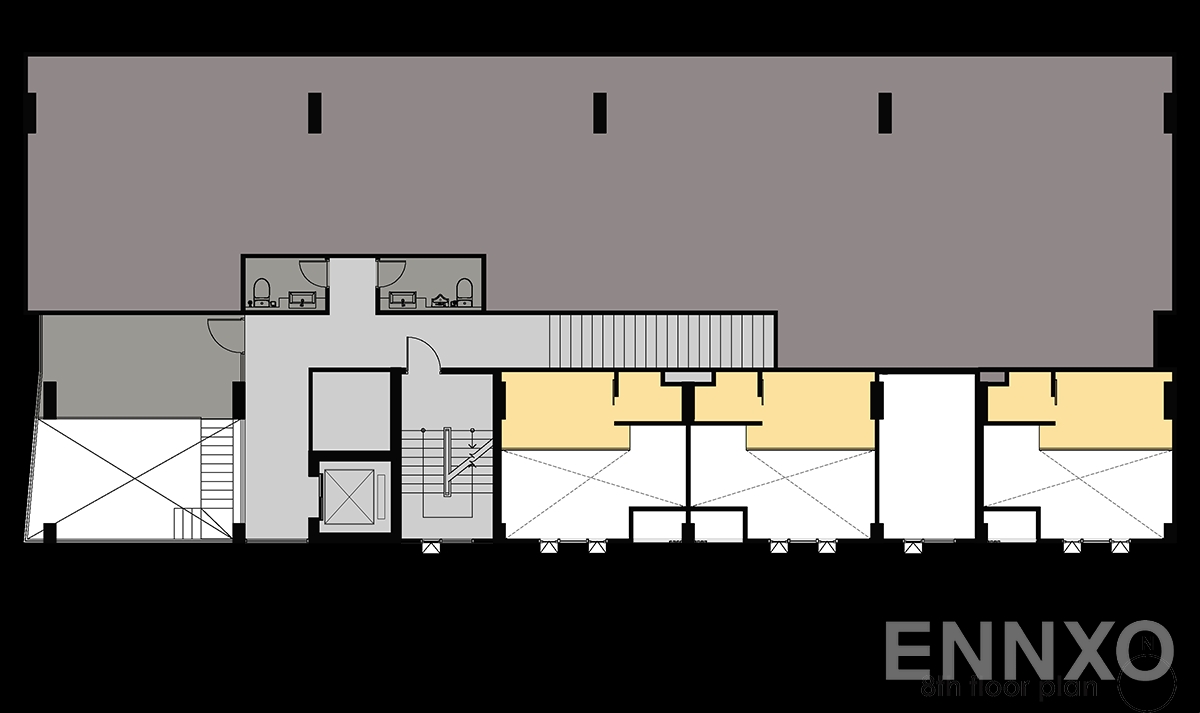 แปลนชั้น Eighth Floor ของโครงการ เดอะ คอลเล็ค รัชดา 32