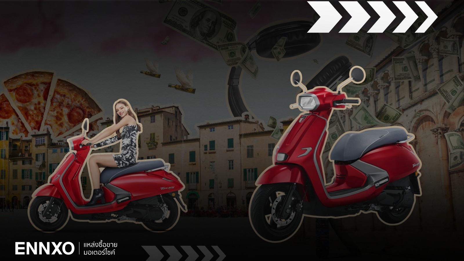 ราคาและสเปค GPX Tuscany 150 (จีพีเอ็กซ์ ทัสคานี 150) ใหม่ล่าสุด