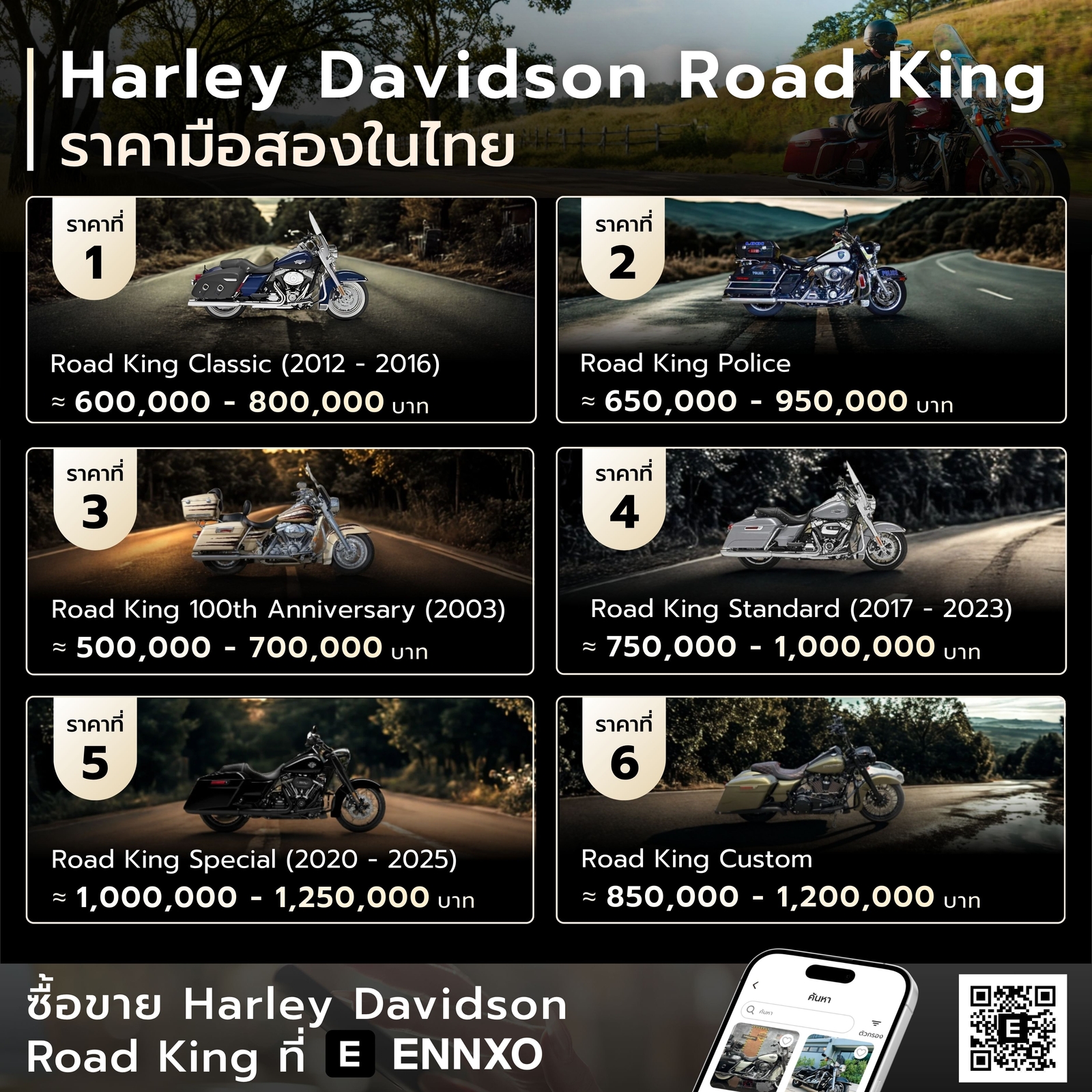 harley-davidson-road-king-มือสอง-ราคาถูก