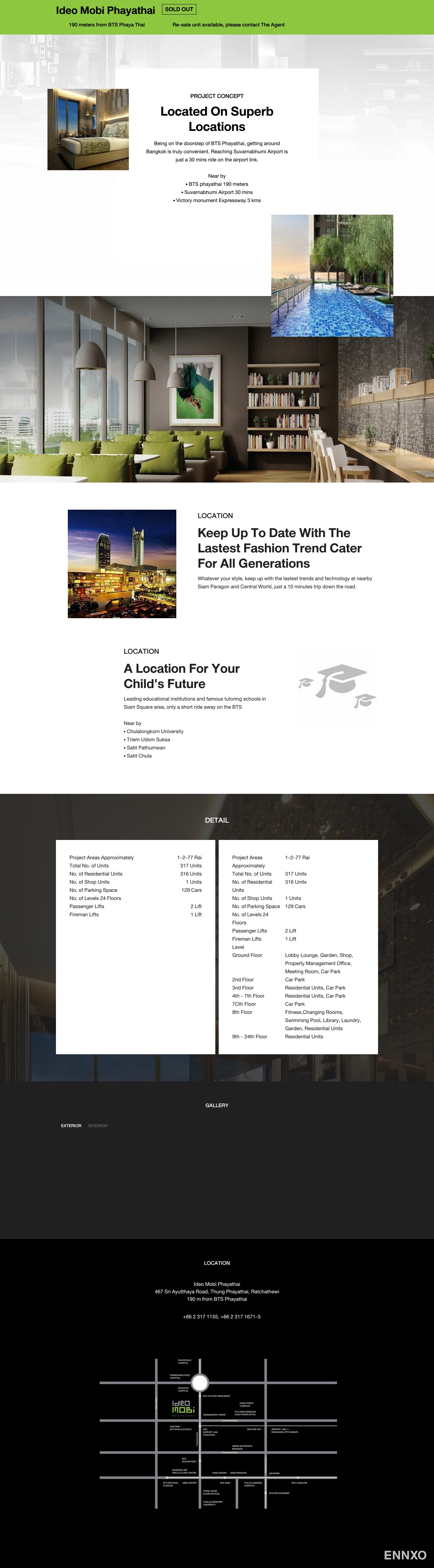 รูป โบรชัวร์ ของ โครงการ Ideo Mobi Phayathai หน้า 1