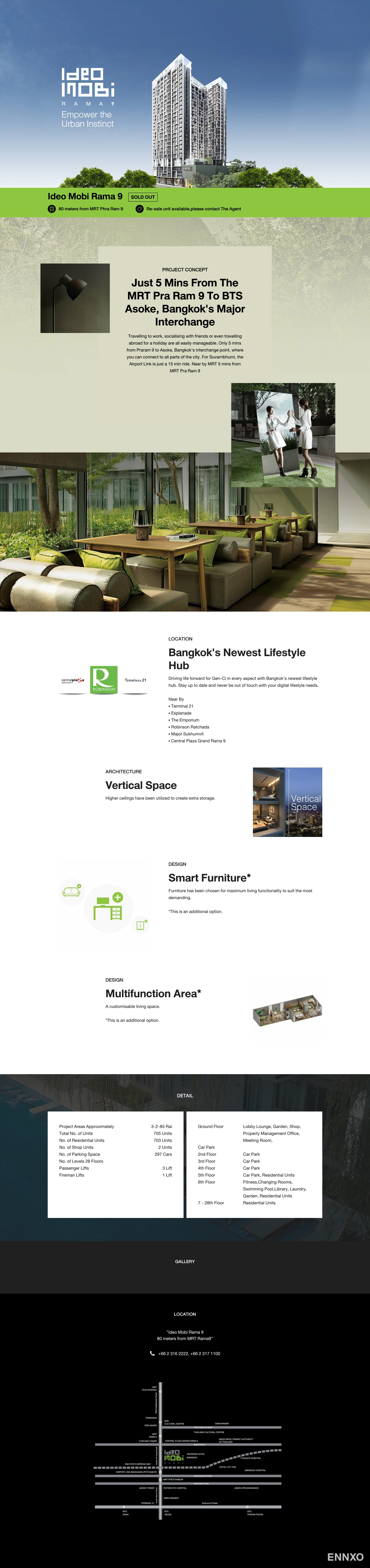 รูป โบรชัวร์ ของ โครงการ Ideo Mobi Rama 9 หน้า 1