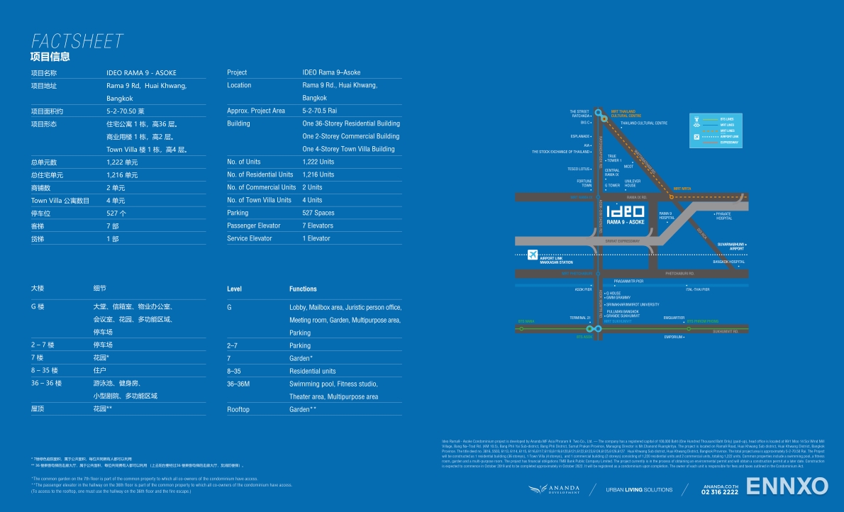 รูป โบรชัวร์ ของ โครงการ ไอดีโอ พระราม 9-อโศก หน้า 20