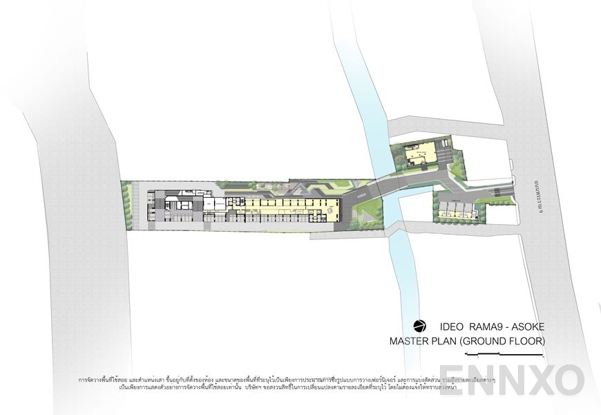 แปลนชั้น Master plan ของโครงการ Ideo Rama 9 - Asoke