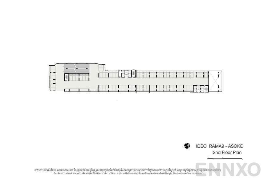 แปลนชั้น Floor 2nd ของโครงการ Ideo Rama 9 - Asoke