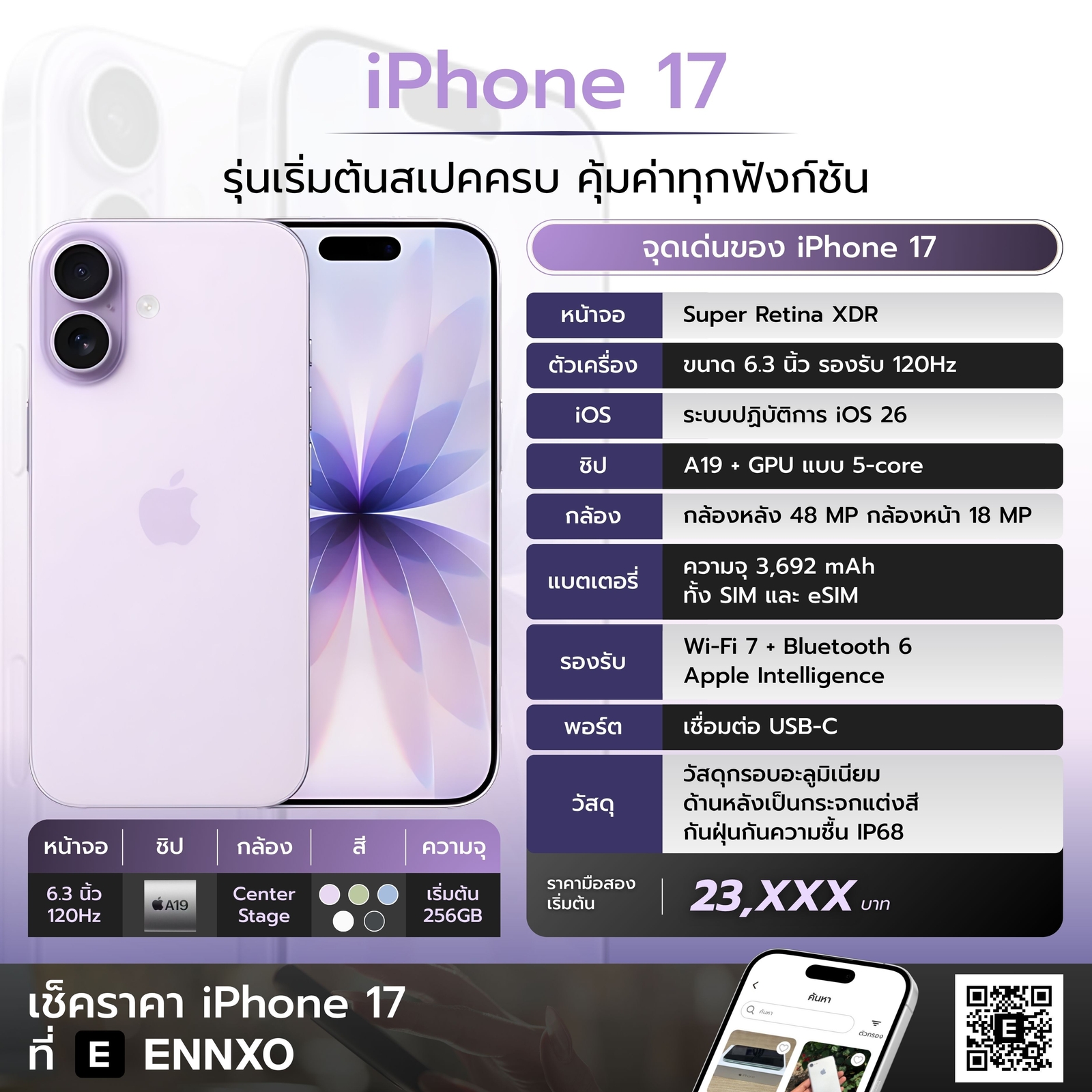 iphone-17-ราคาถูก-มือสอง-มือหนึ่ง-เจ้าของขายเอง