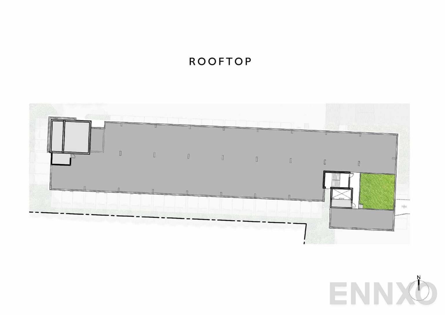 แปลนชั้น Rooftop ของโครงการ เคฟ เอวา