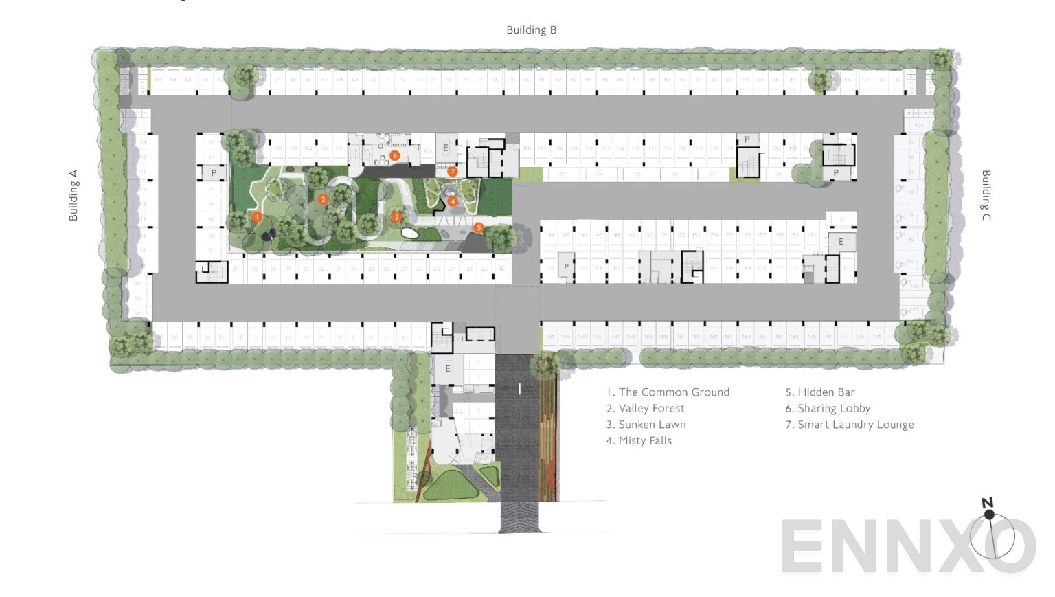 แปลนชั้น Ground Floor ของโครงการ Kave Mutant Salaya
