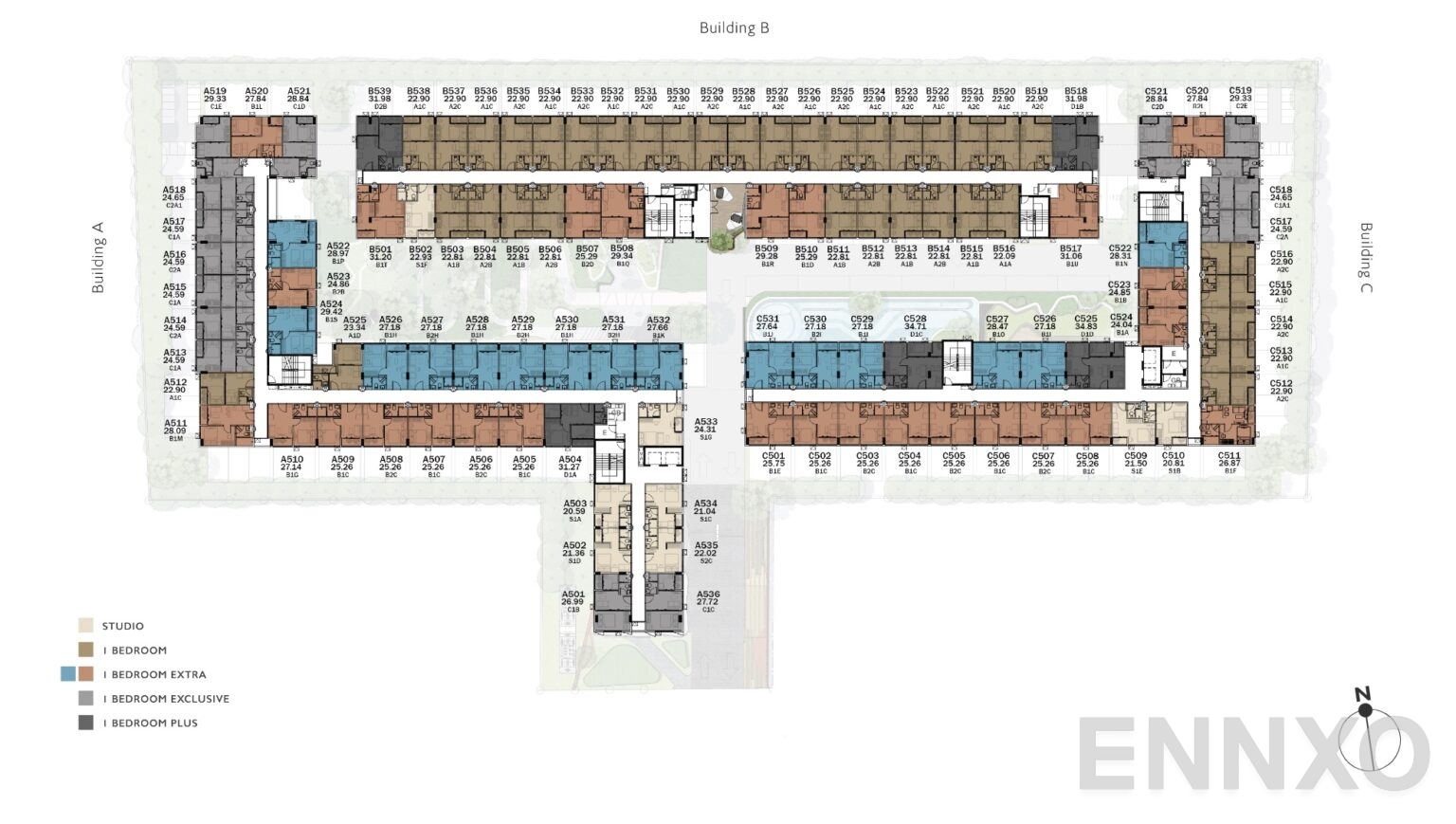 แปลนชั้น 5th Floor ของโครงการ Kave Mutant Salaya
