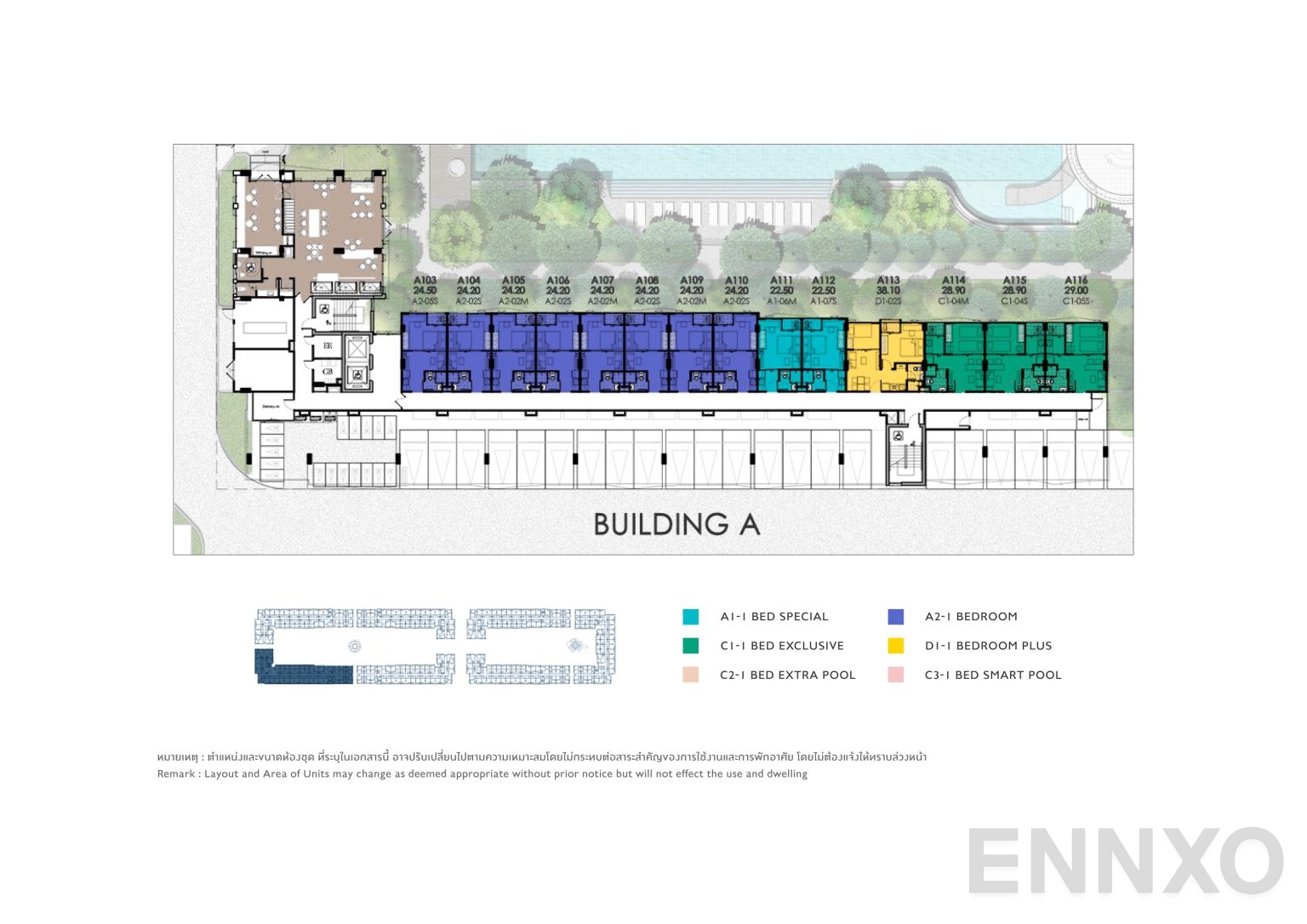 แปลนชั้น 1st Floor ของโครงการ เคฟ ทาวน์ ไอส์แลนด์