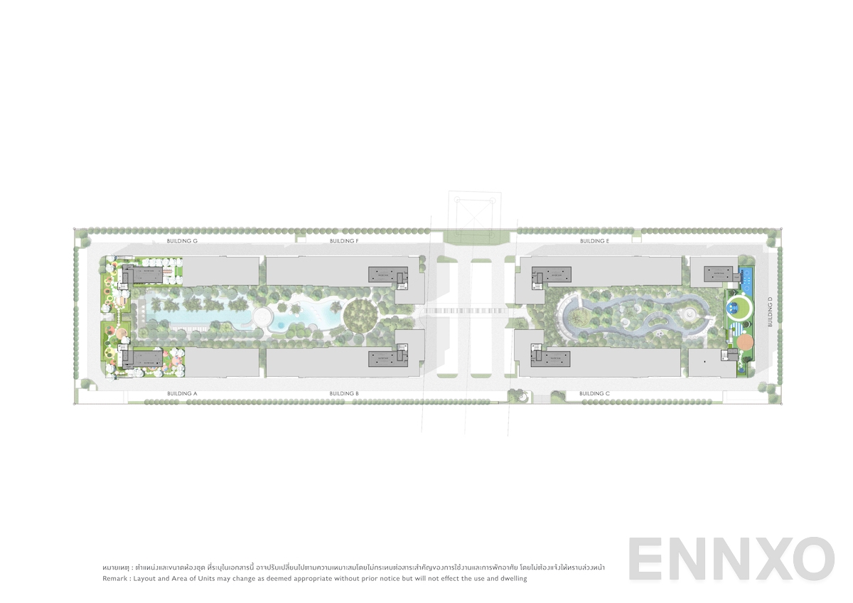 แปลนชั้น Rooftop ของโครงการ เคฟ ทาวน์ ไอส์แลนด์