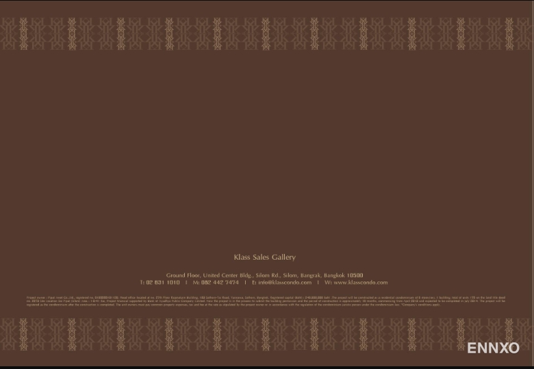 รูป โบรชัวร์ ของ โครงการ คลาส คอนโด สีลม หน้า 12