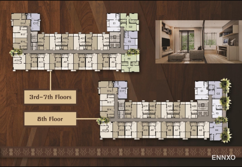 รูป โบรชัวร์ ของ โครงการ คลาส คอนโด สีลม หน้า 8