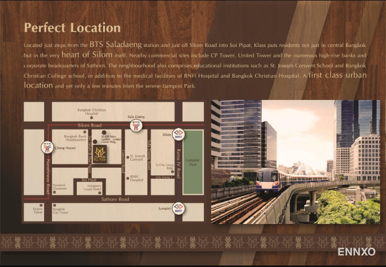รูป โบรชัวร์ ของ โครงการ คลาส คอนโด สีลม หน้า 9
