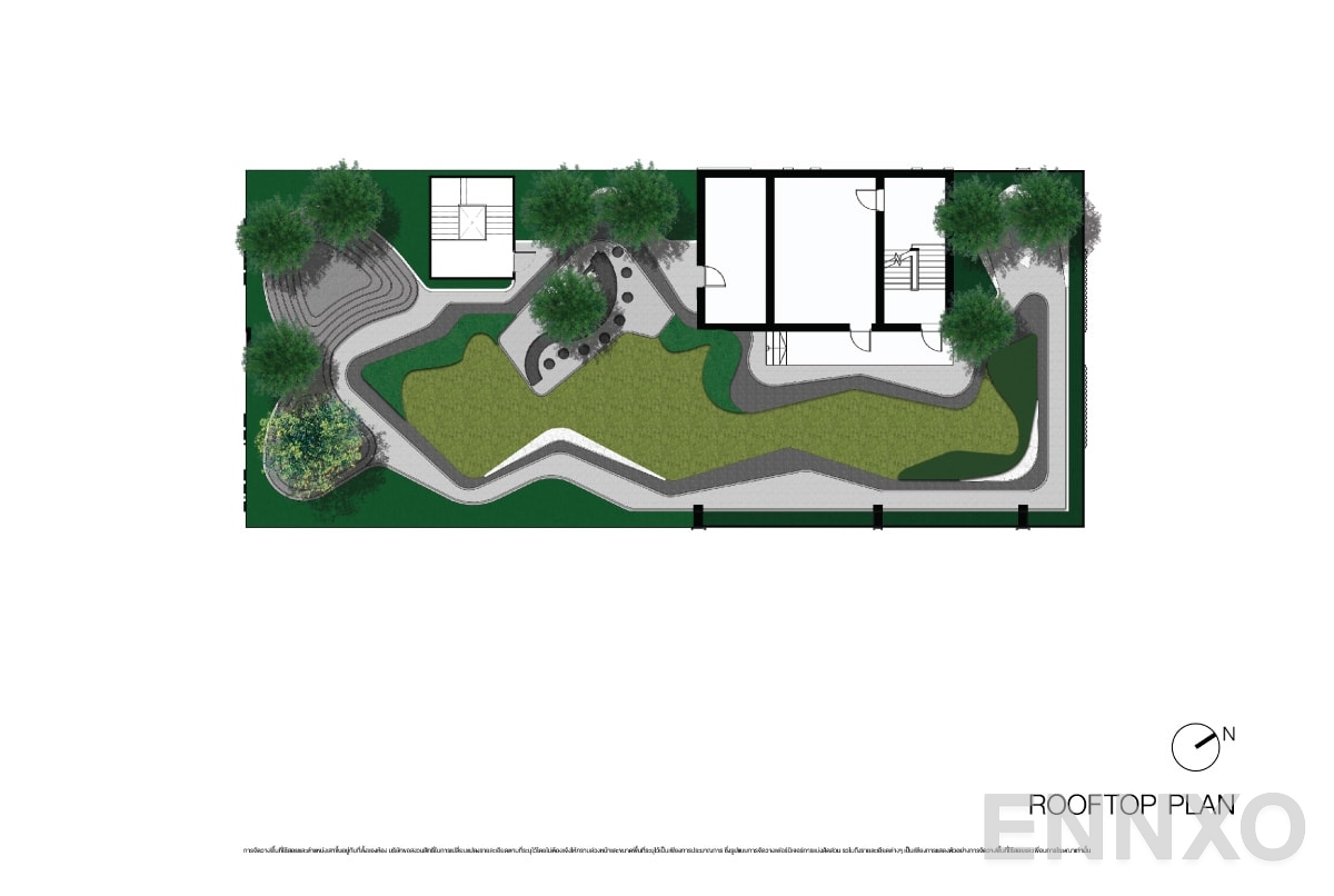 แปลนชั้น ROOFTOP PLAN ของโครงการ ไนท์บริดจ์ สุขุมวิท - เทพารักษ์