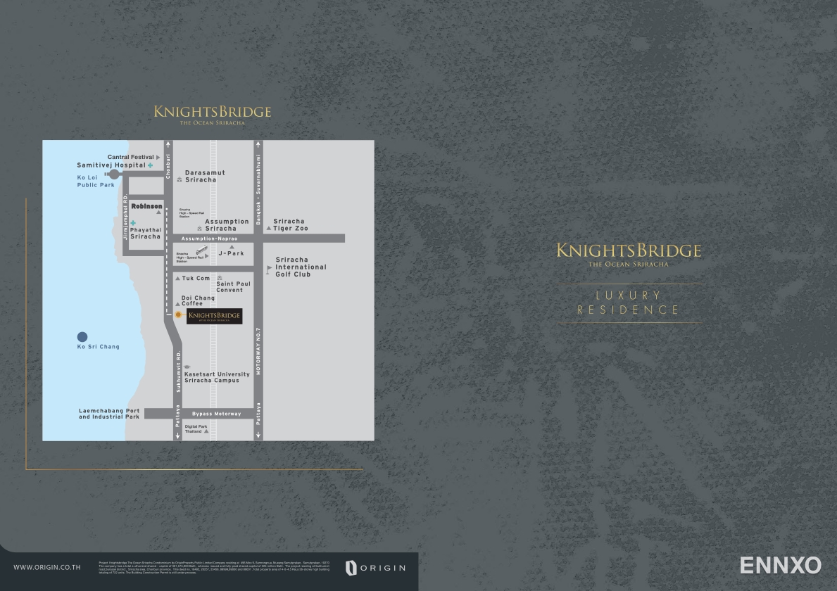 รูป โบรชัวร์ ของ โครงการ ไนท์บริดจ์ ดิ โอเชี่ยน ศรีราชา หน้า 1