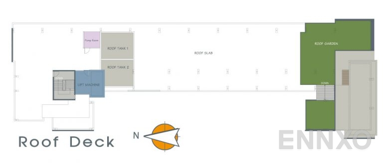 แปลนชั้น Rooftop ของโครงการ ลิปป์ ลาดพร้าว 20