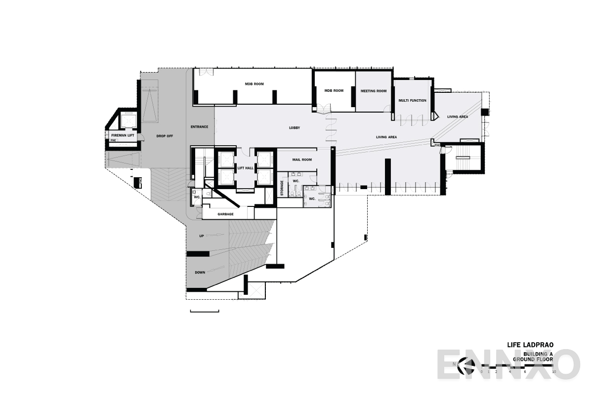 แปลนชั้น Lobby-floorplan ของโครงการ Life Ladprao