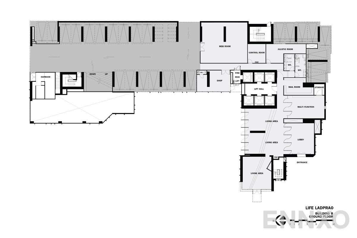 แปลนชั้น Lobby-floorplan ของโครงการ Life Ladprao